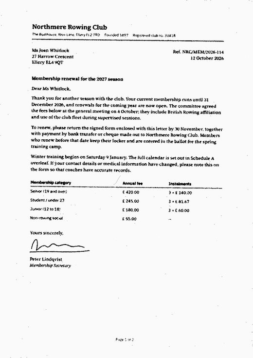 Fax result